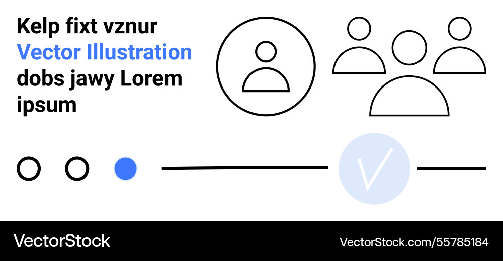 Team collaboration and task management with user Team collaboration and task management with user vector image