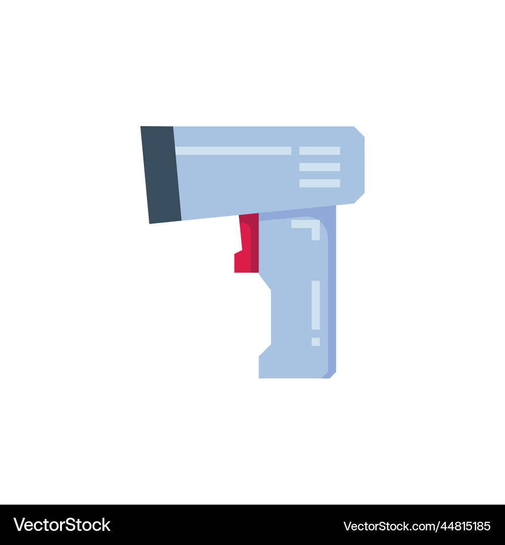 Barcode reader icon computer component flat Barcode reader icon computer component flat vector image