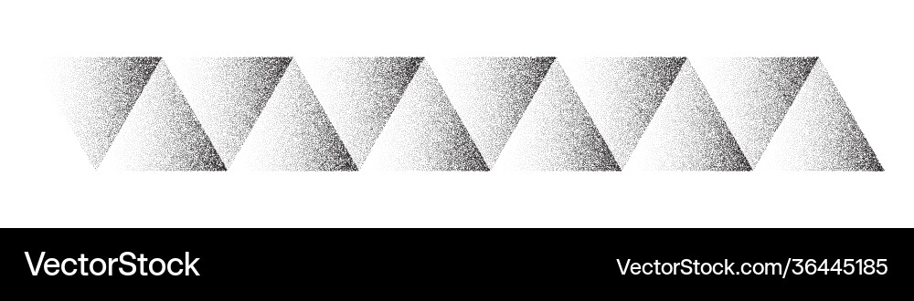 Black Noise Triangle Pattern vector image