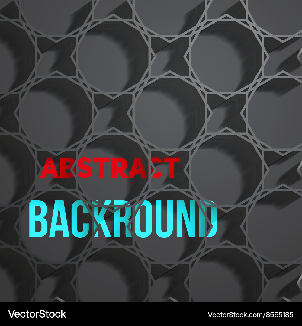 Dark tech abstract background vector image