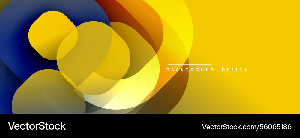 Abstract background with layered translucent Vector Image