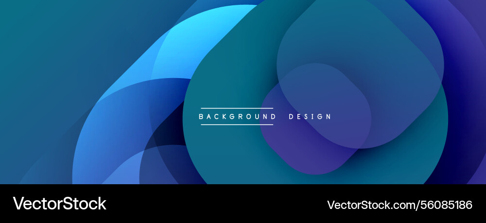 Circular abstract design with overlapping Circular abstract design with overlapping vector image