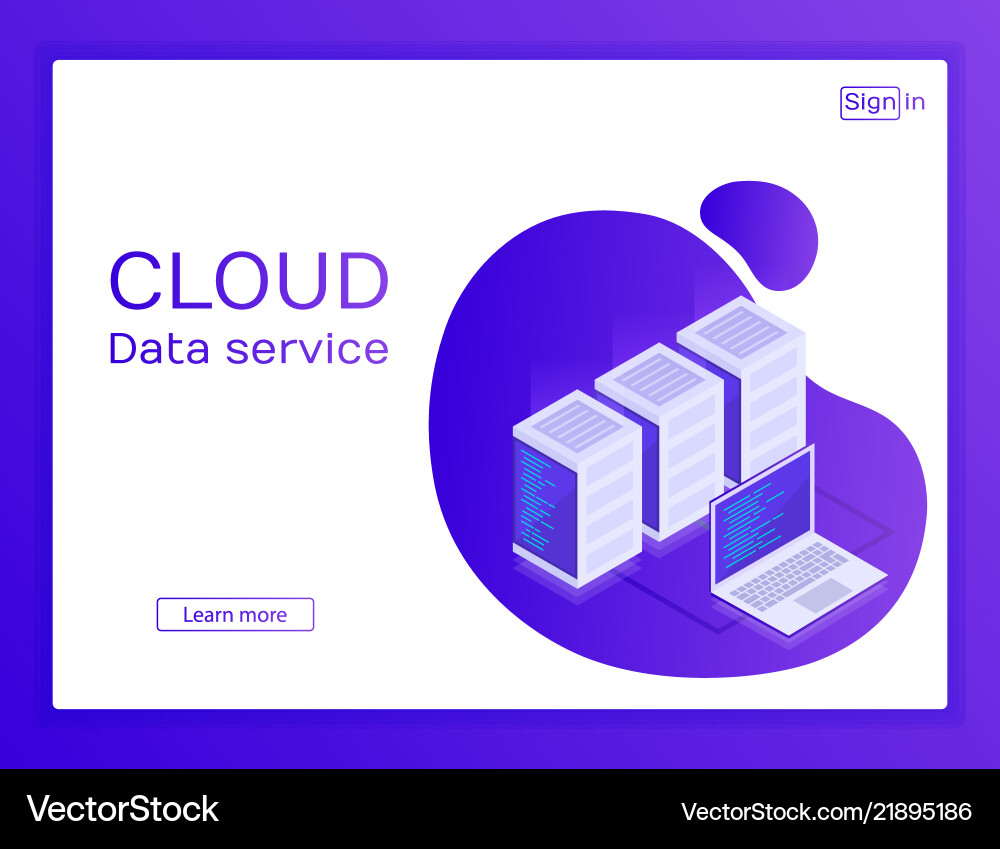 Concept website data network management Concept website data network management Vector Image
