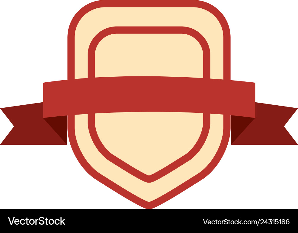 Emblem badge empty template Vector Image