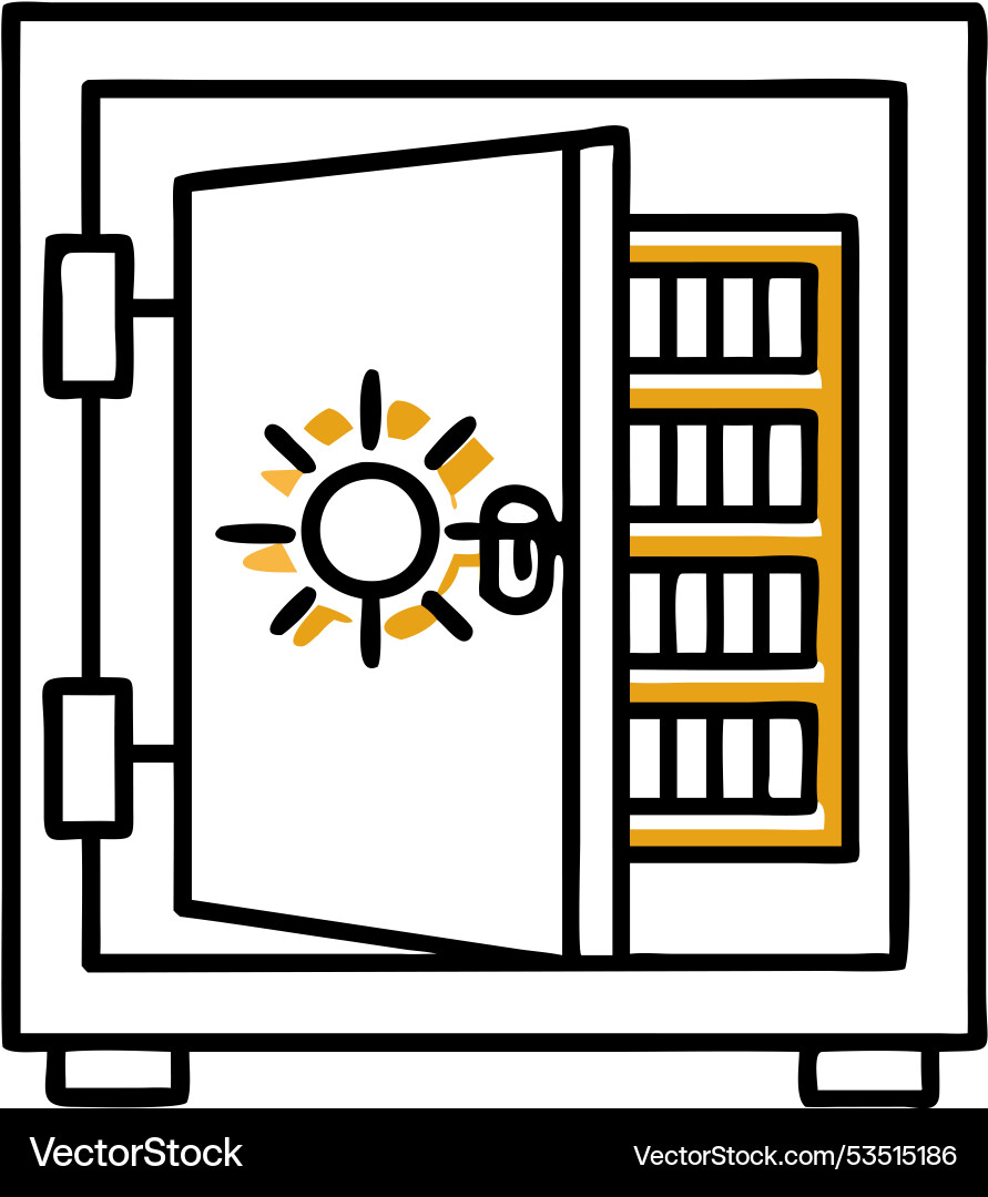 Fortress lock the ultimate solution for securing Fortress lock the ultimate solution for securing vector image