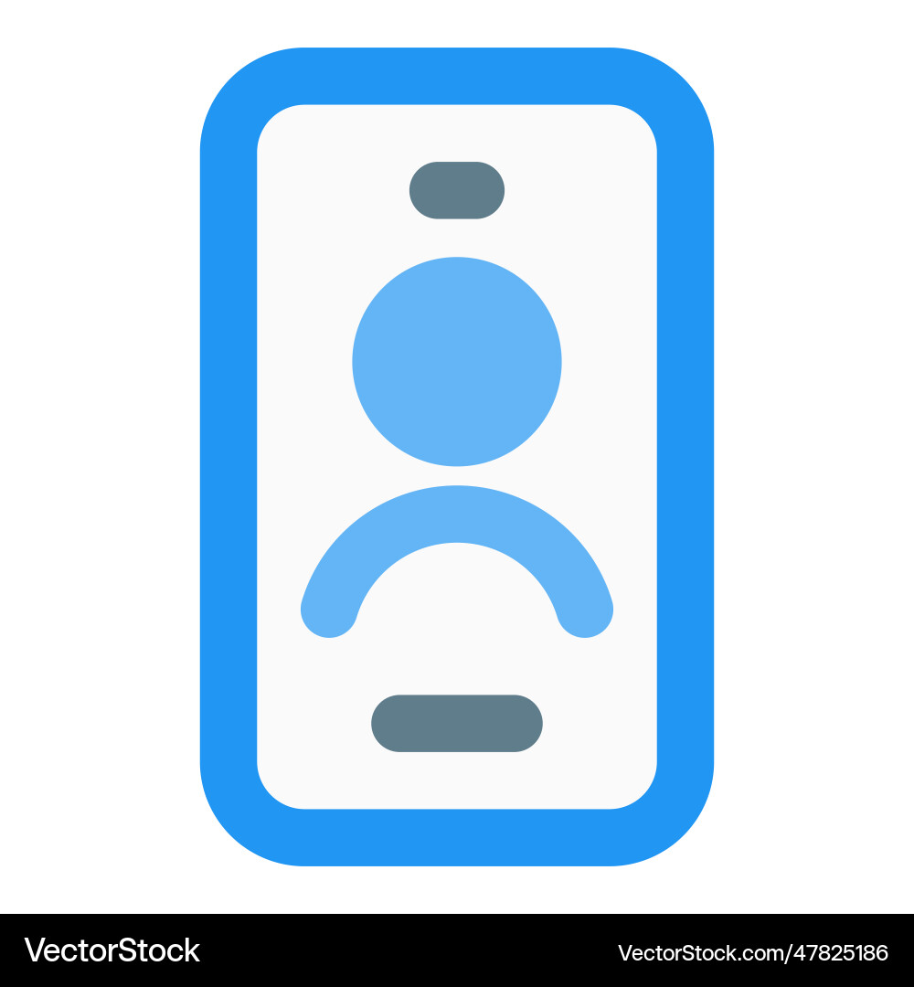 Smartphone with advanced computing functions Vector Image