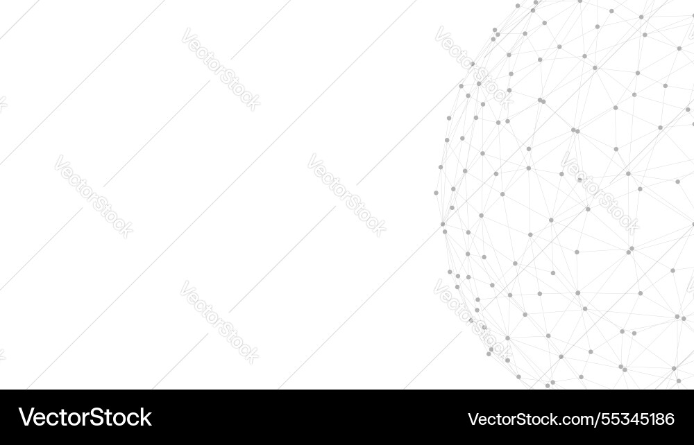 Technology abstract background dots connected Technology abstract background dots connected vector image