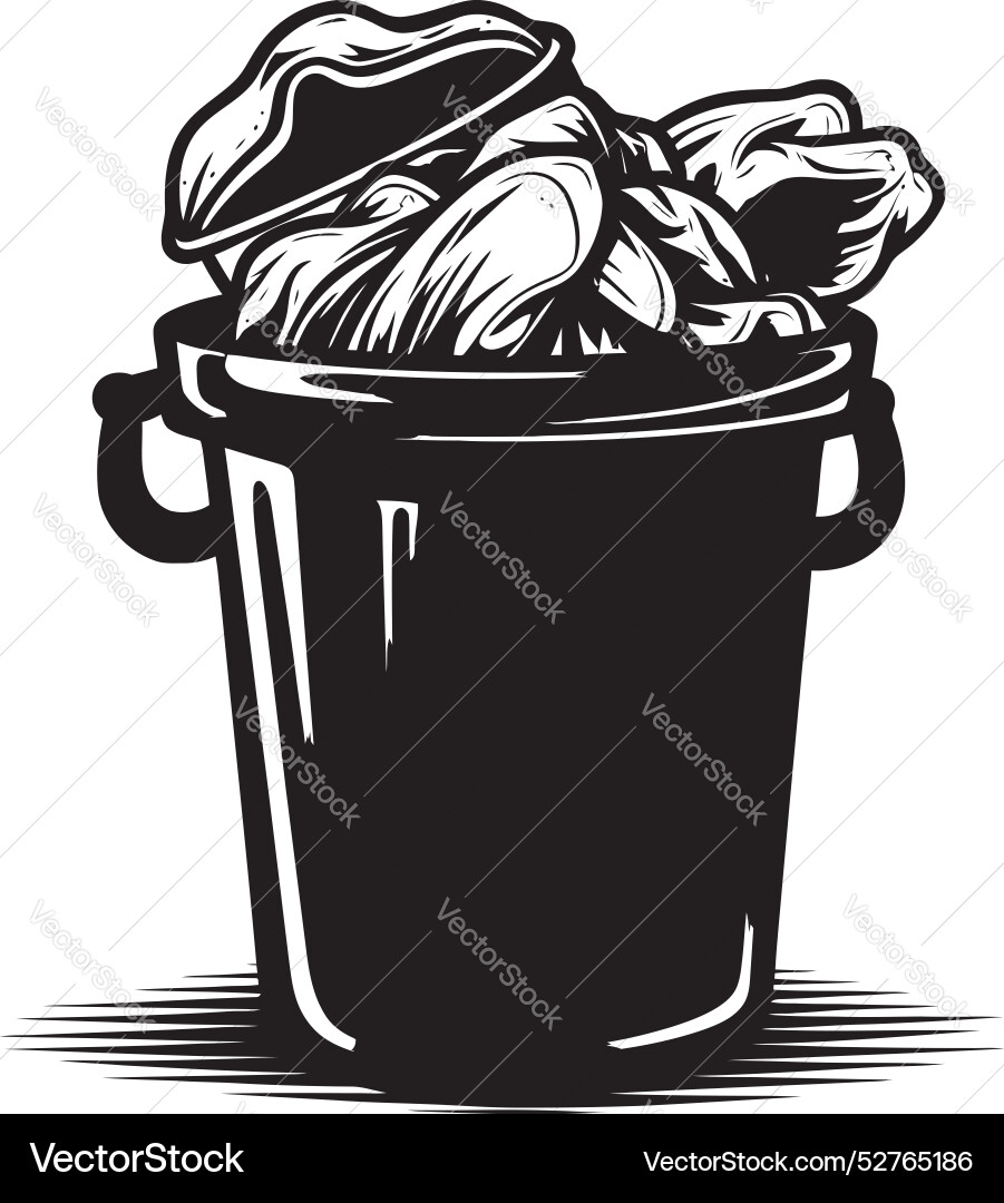 Waste sorting design designing for a circular Vector Image