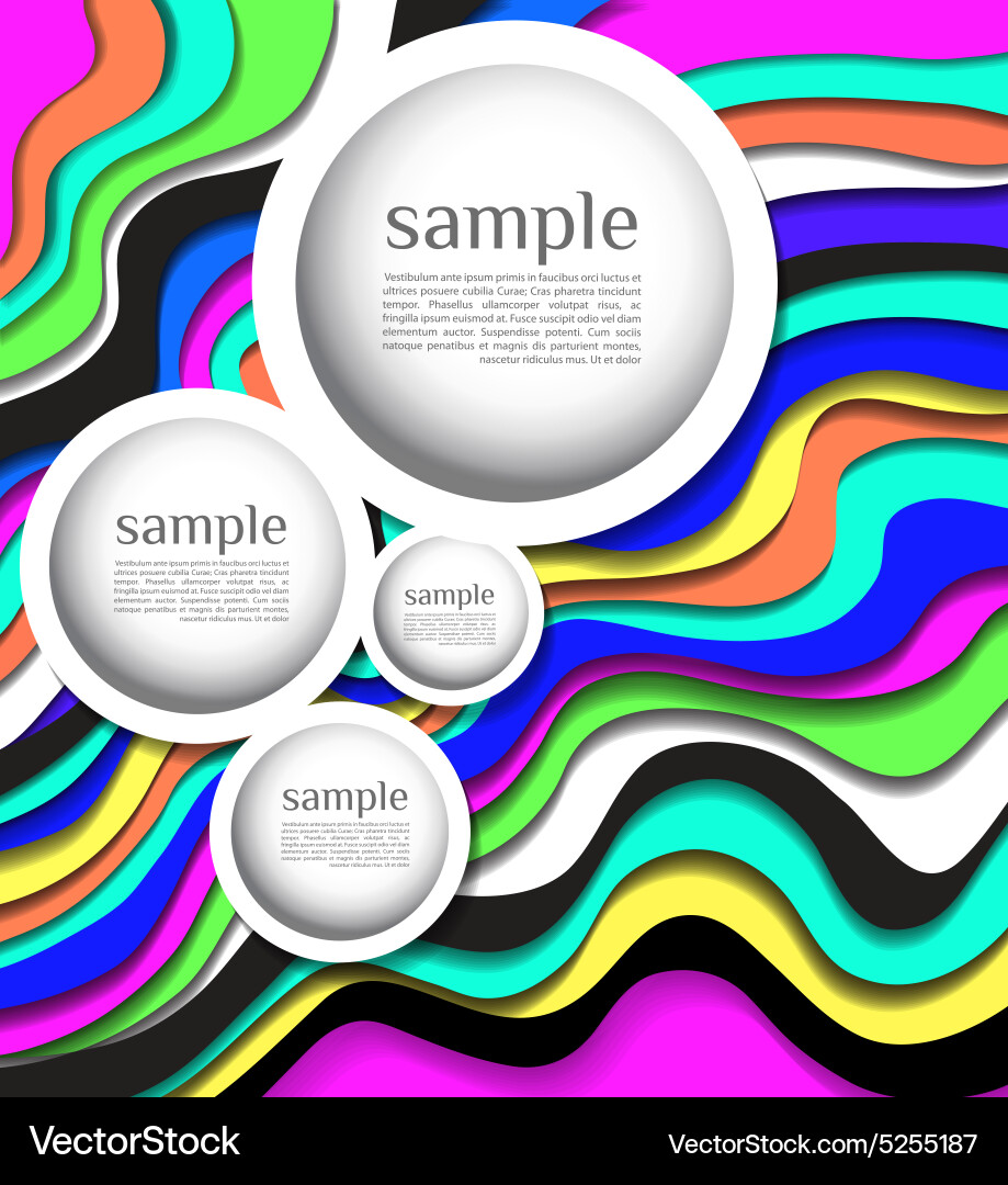 Abstract colorful lines background Vector Image