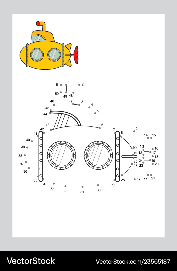 Connect the dots game and coloring pages learning Connect the dots game and coloring pages learning vector image