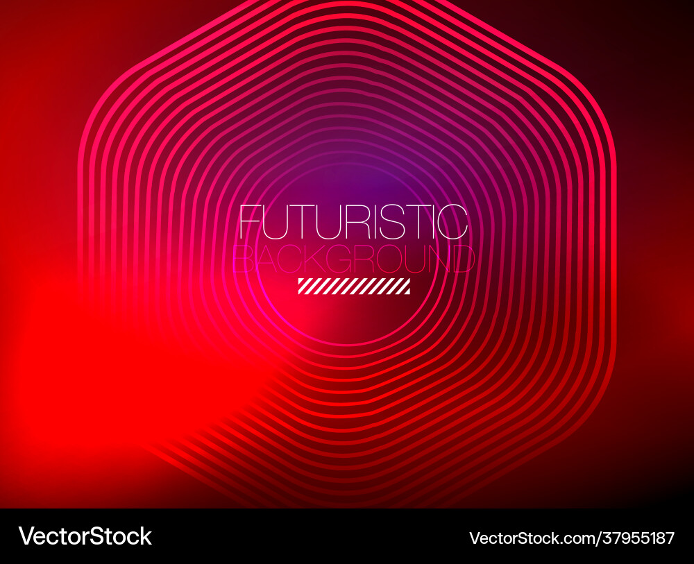 Neon color square shape lines abstract background Neon color square shape lines abstract background Vector Image