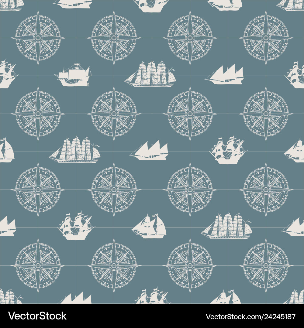 Seamless background on the theme of sea travel Seamless background on the theme of sea travel vector image