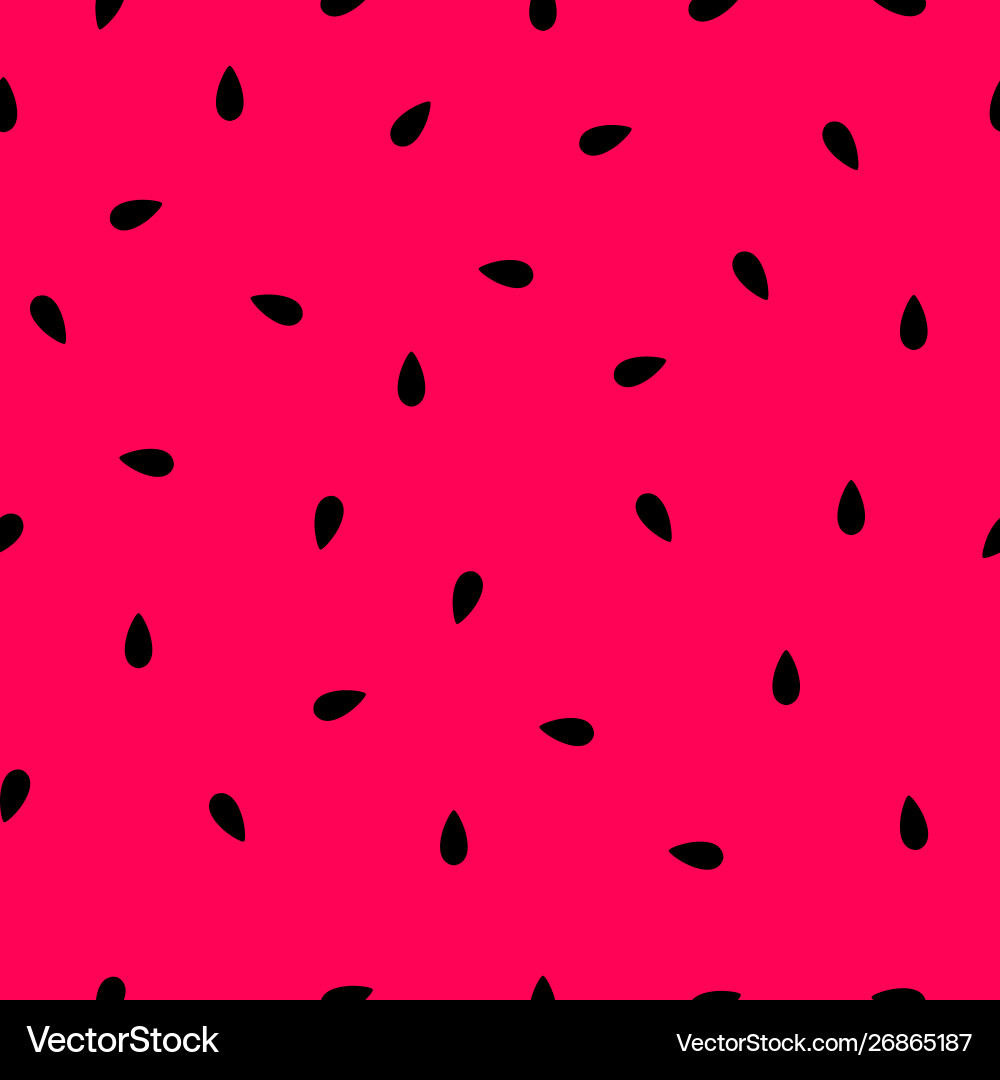 Seamless pattern background with watermelon vector image
