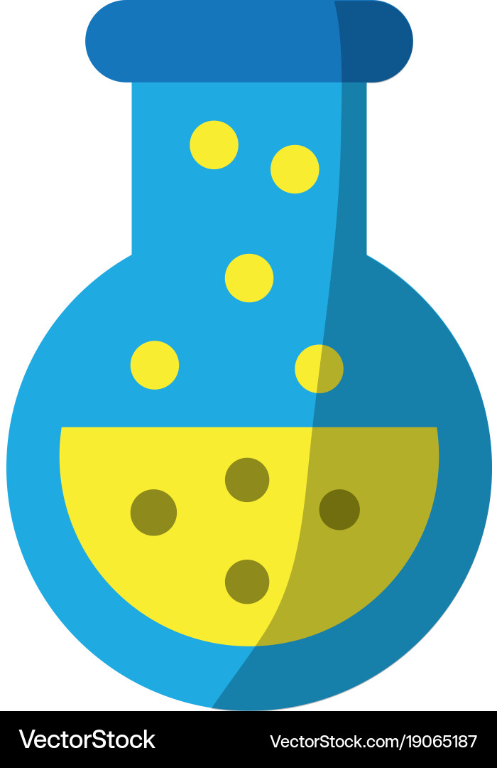 Video game flask potion elixir power vector image