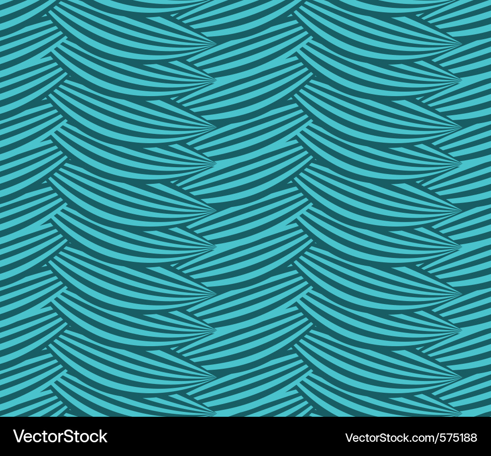 Abstract Blue Wave Pattern Vector Image
