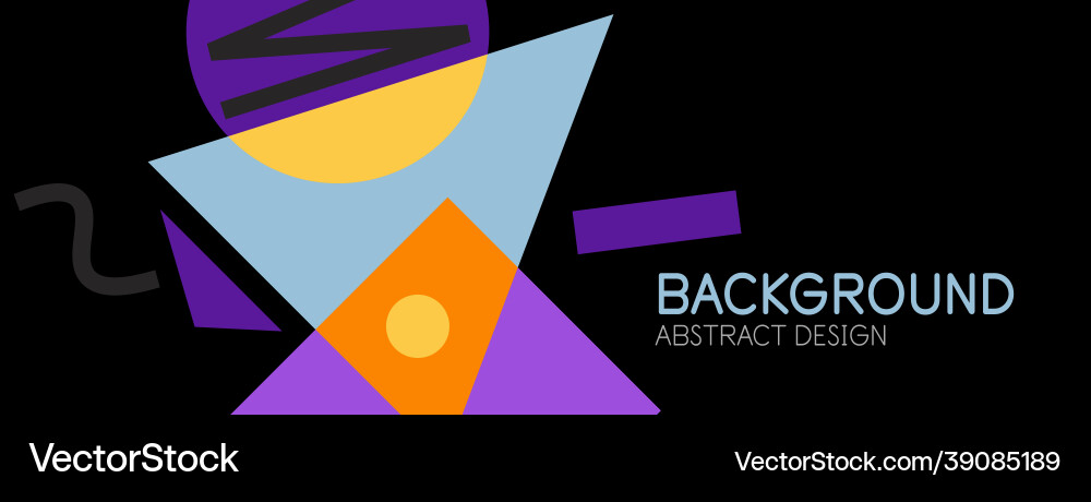 Abstract background blocks lines triangles Abstract background blocks lines triangles vector image