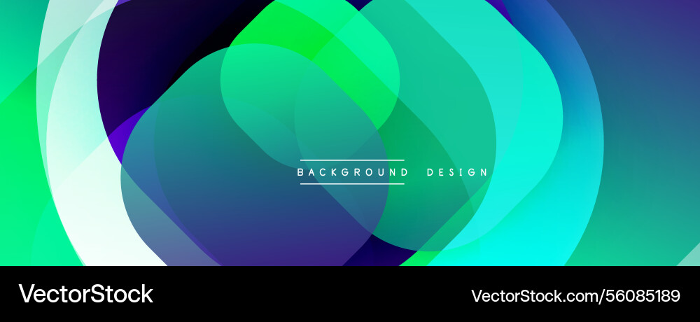 Abstract background with layered translucent Vector Image