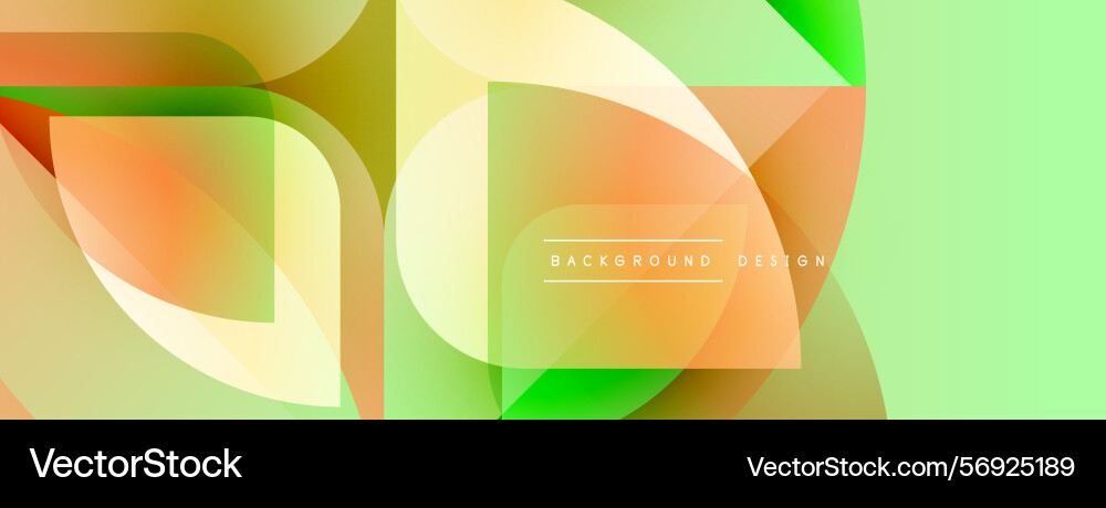 Abstract geometric shapes overlap creating Abstract geometric shapes overlap creating Vector Image