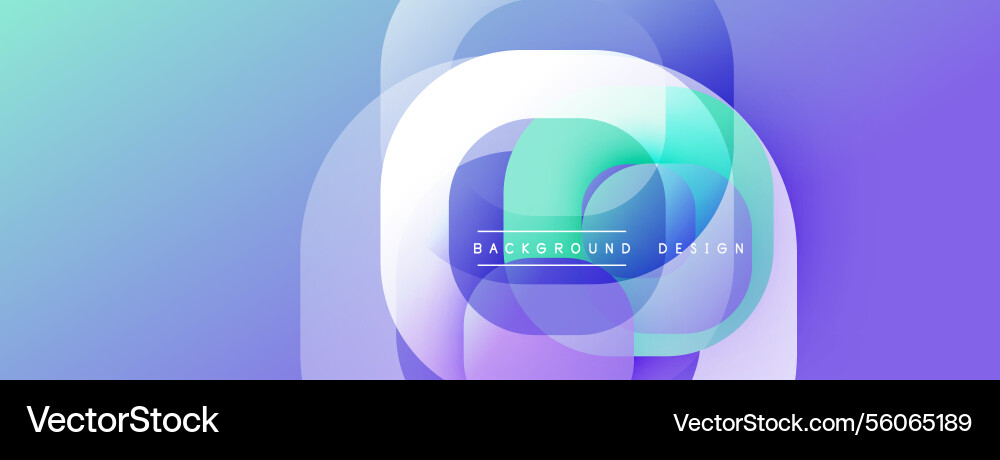 Circular abstract design with overlapping Circular abstract design with overlapping vector image