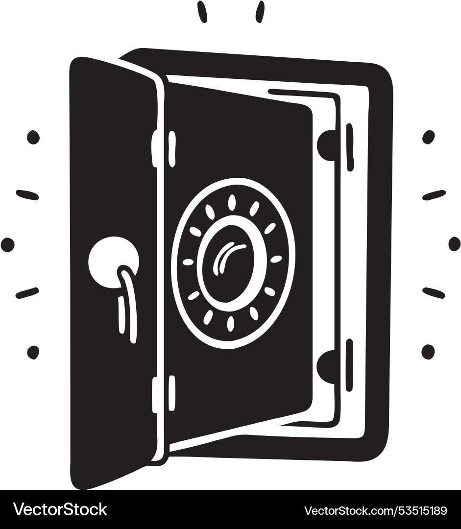Fortress lock the ultimate solution for securing Vector Image