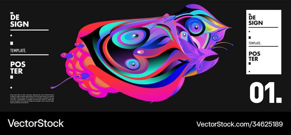 Landing page background template with colorful Landing page background template with colorful Vector Image