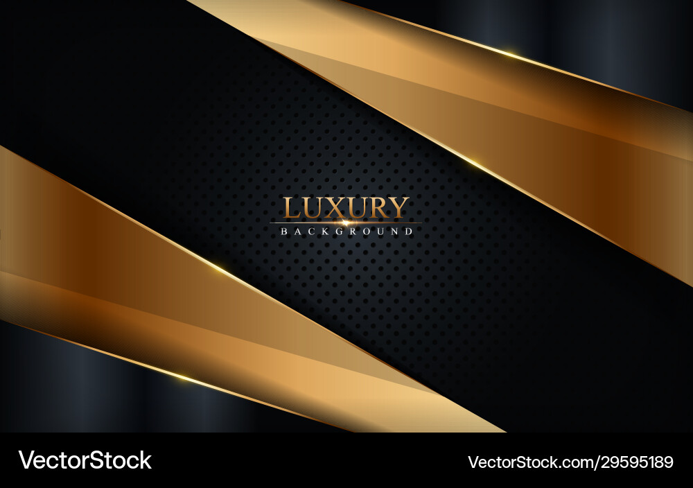 Luxuriöse dunkle und goldene abstrakte Geometrie Luxuriöse dunkle und goldene abstrakte Geometrie vektorbild