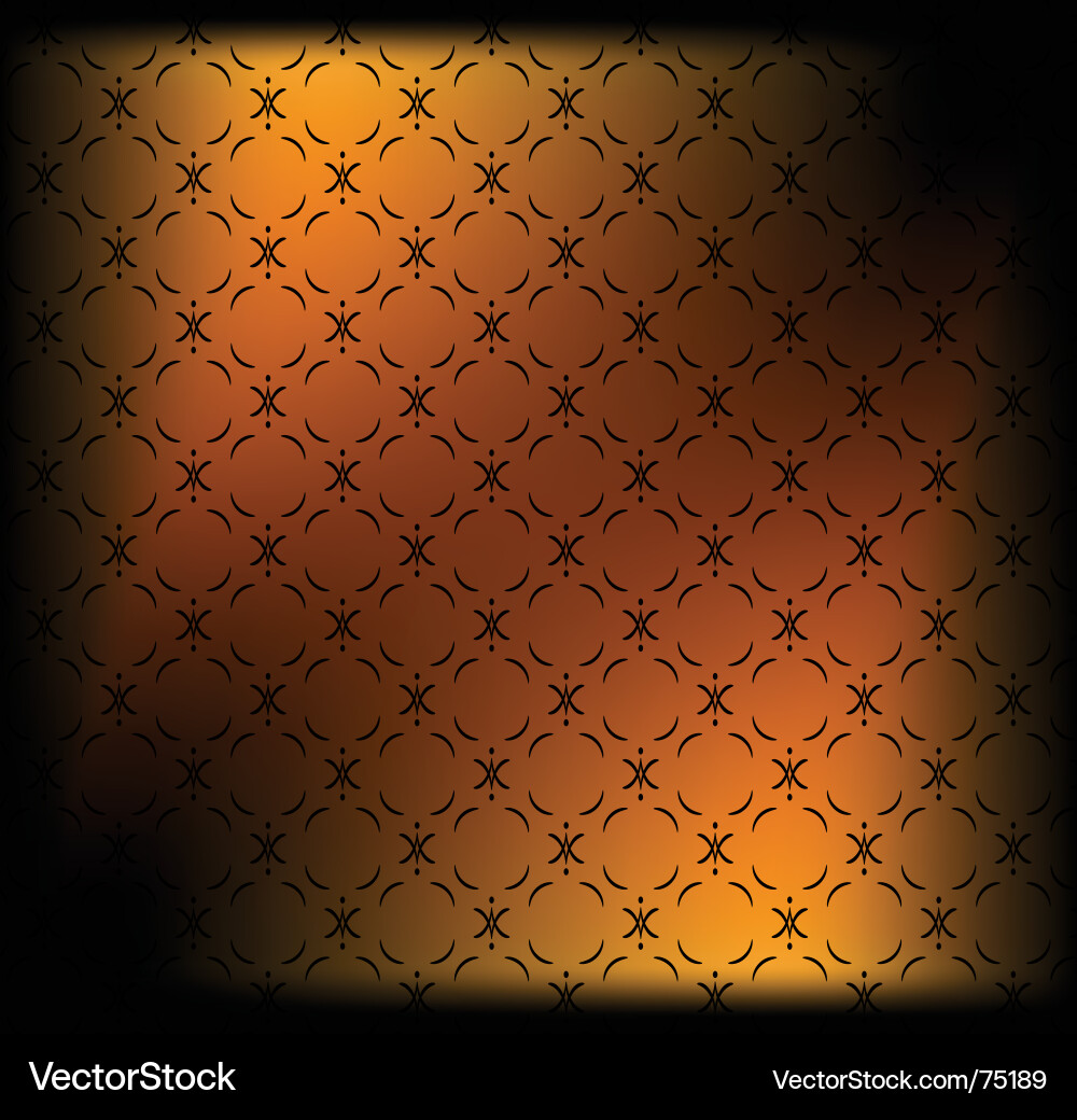 Ornate Scroll Pattern Background Vector Image