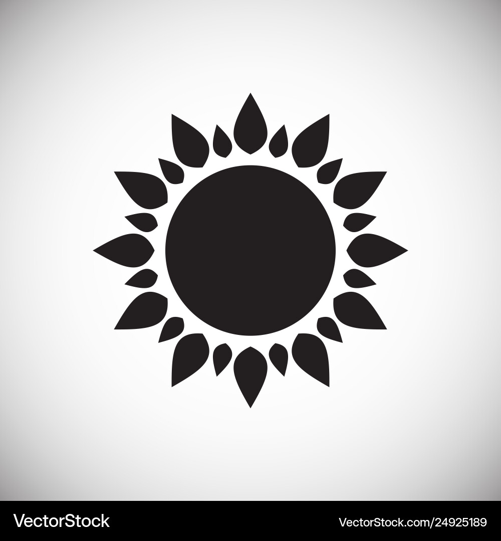 Sun icon on background for graphic and web design Sun icon on background for graphic and web design Vector Image