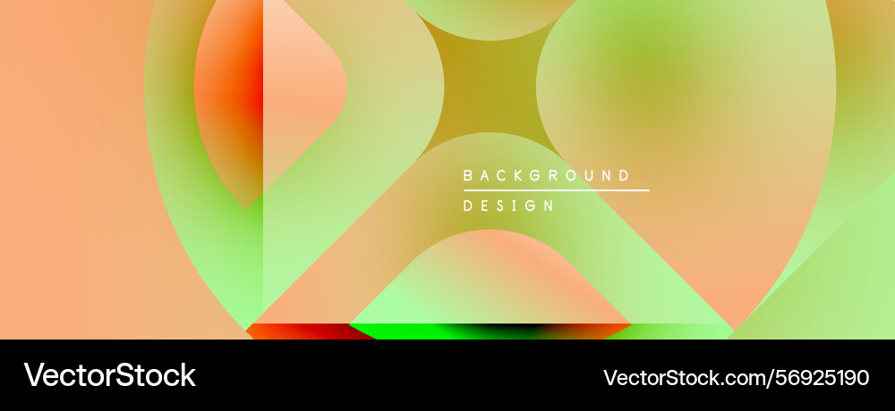 Abstract fluid shapes overlap creating vibrant Abstract fluid shapes overlap creating vibrant vector image