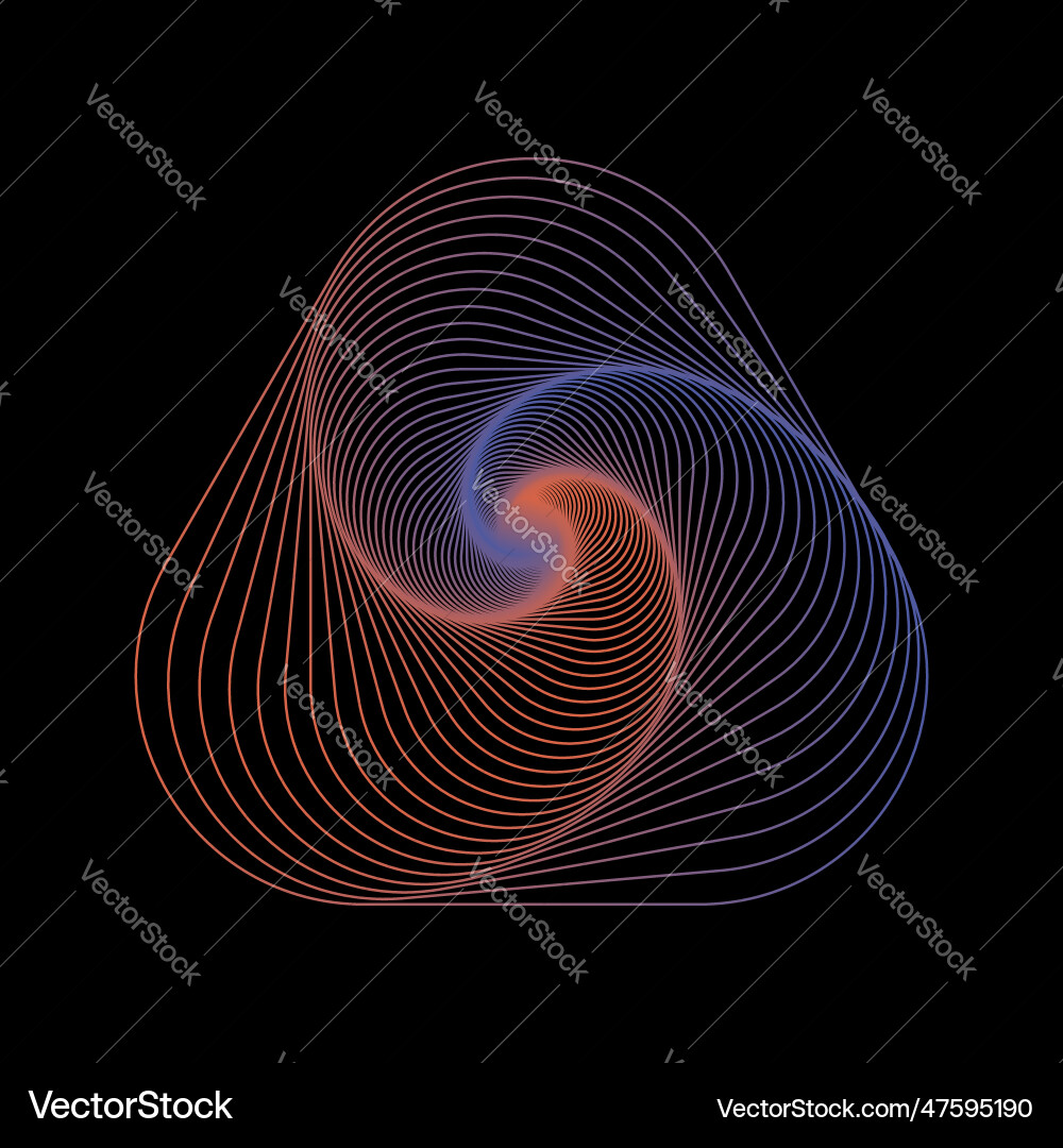 Colored line icon isolated on dark background Vector Image
