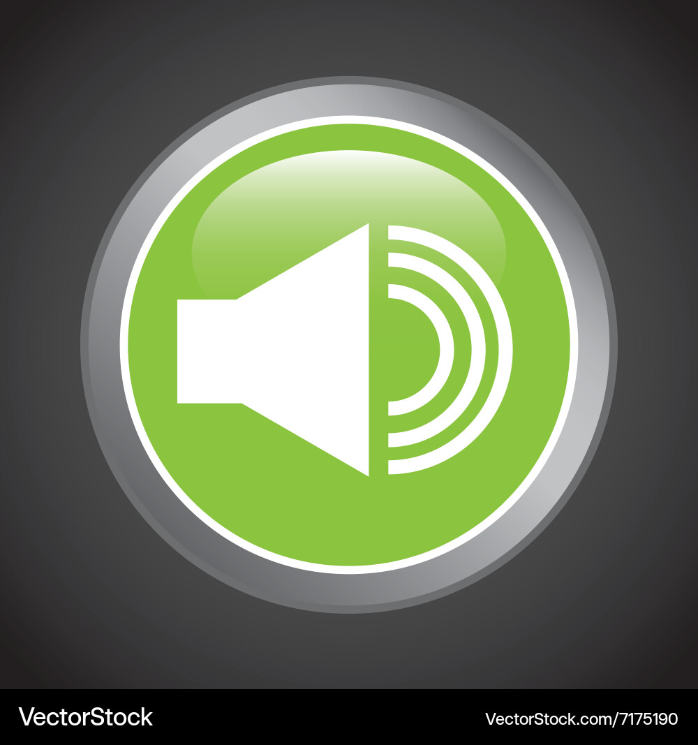 Computer button design Vector Image