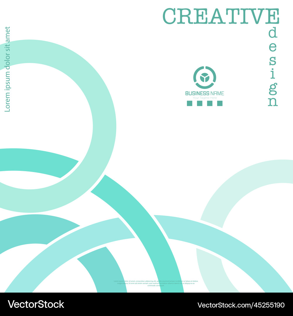 Geometric abstract composition intersecting Geometric abstract composition intersecting Vector Image