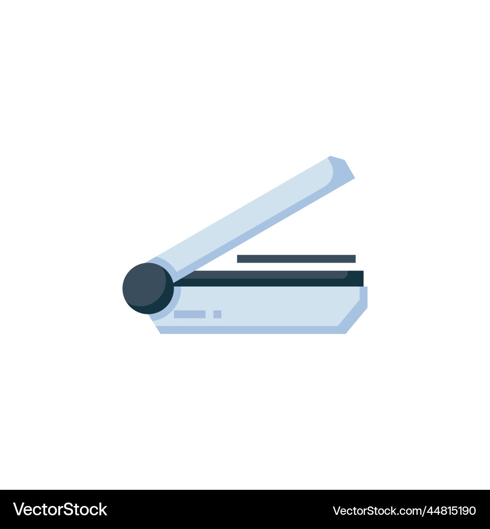 Scanner icon computer component flat style Scanner icon computer component flat style vector image