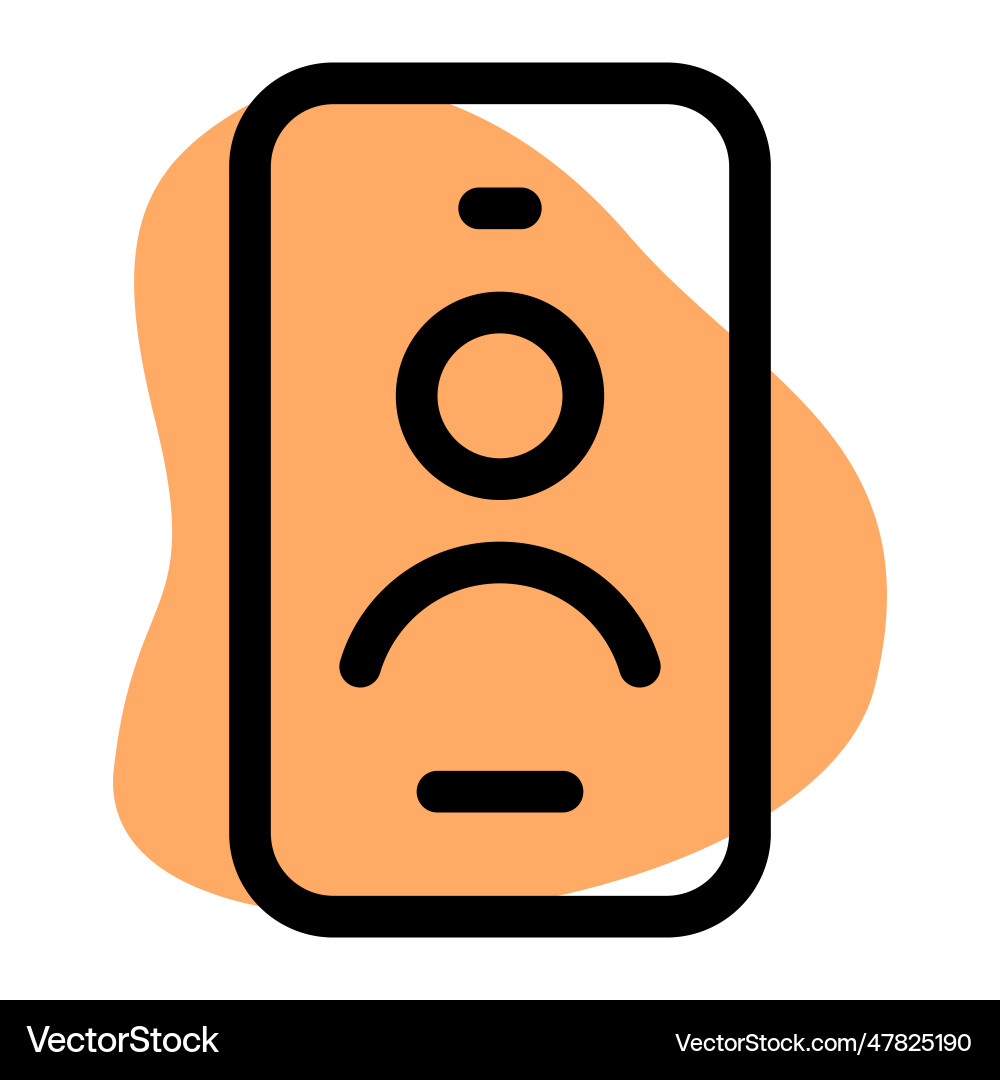 Smartphone with advanced computing functions Vector Image