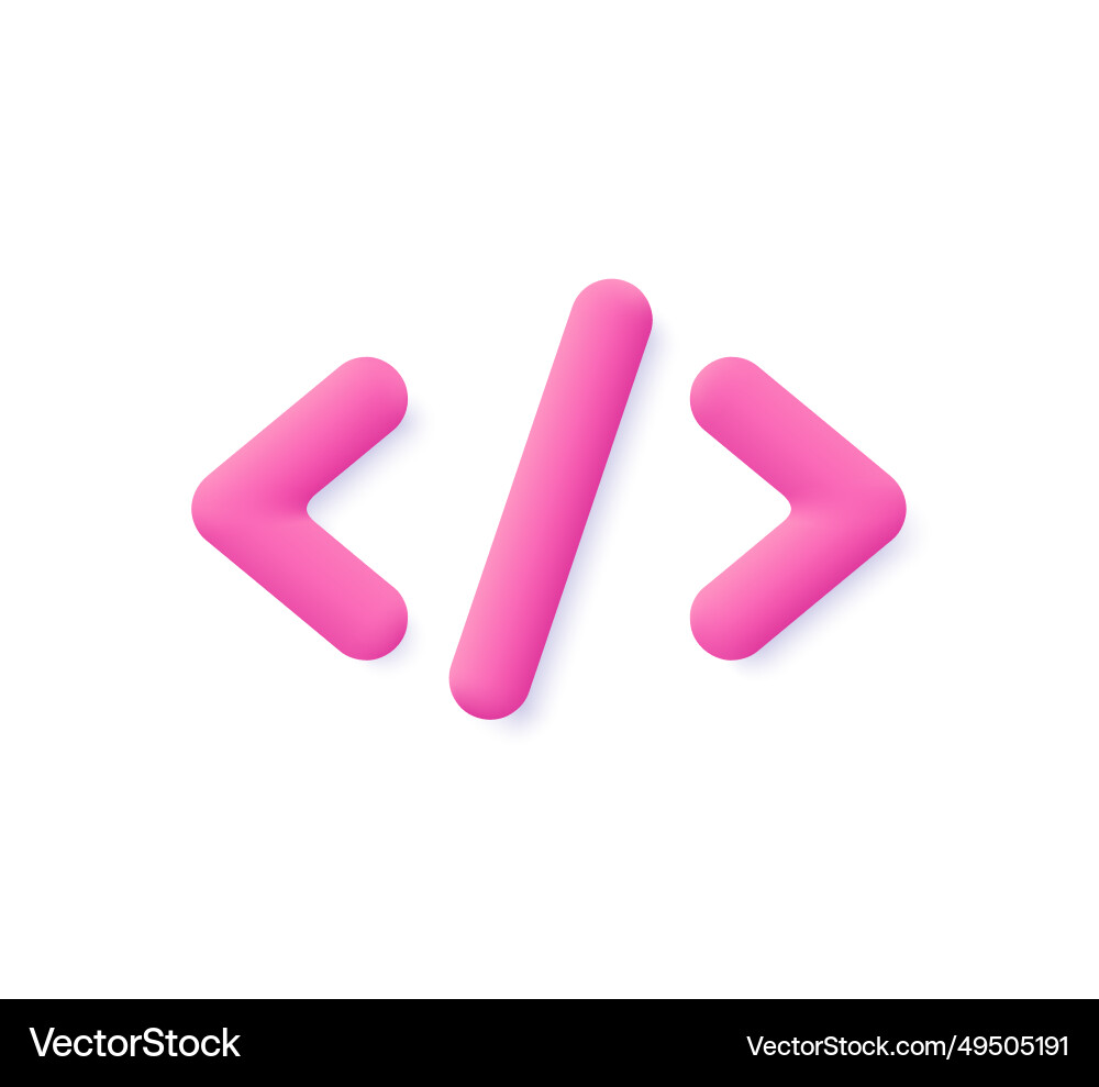 API Code Symbols - Python & Java vector image