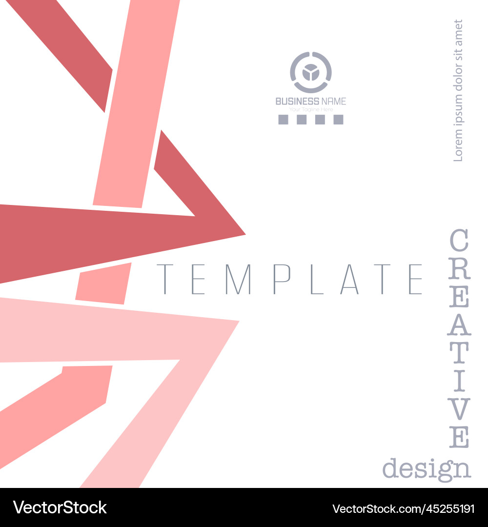Intersecting lines geometric abstract composition Vector Image