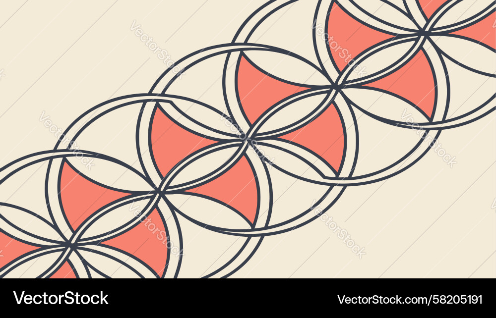 Intricate Circle Pattern Vector Image