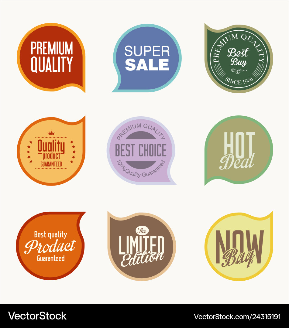 Labels design elements collection 2 Labels design elements collection 2 Vector Image