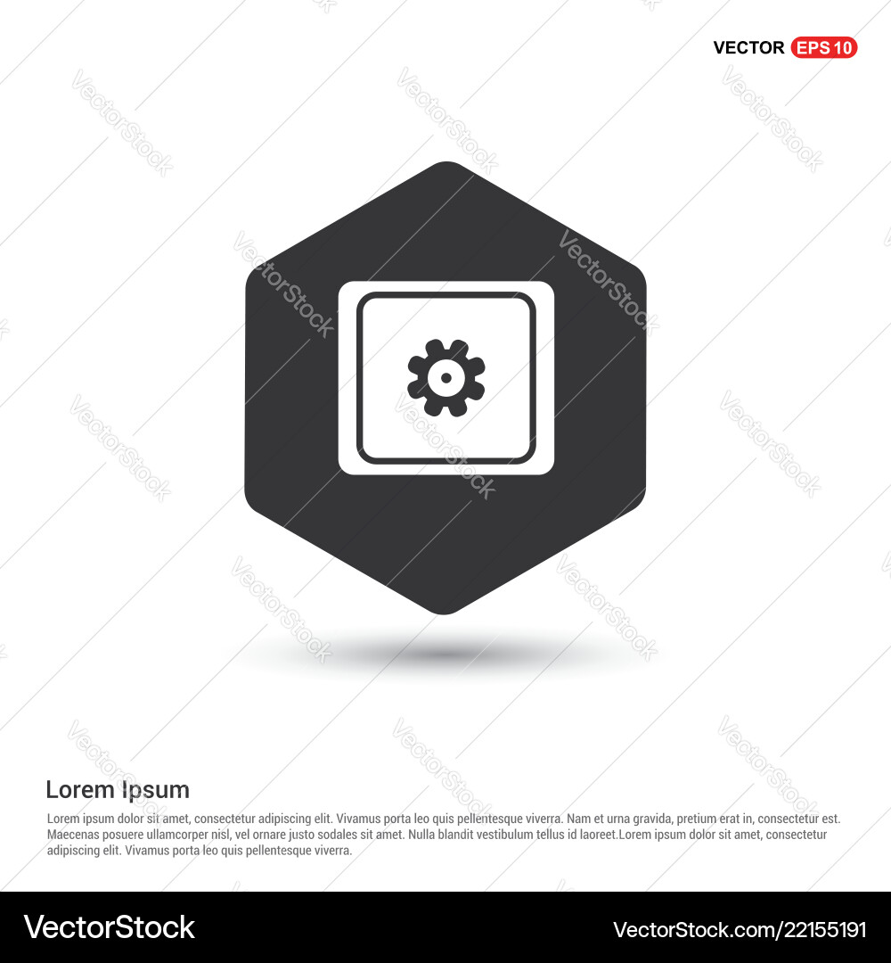 Setting icon Setting icon vector image