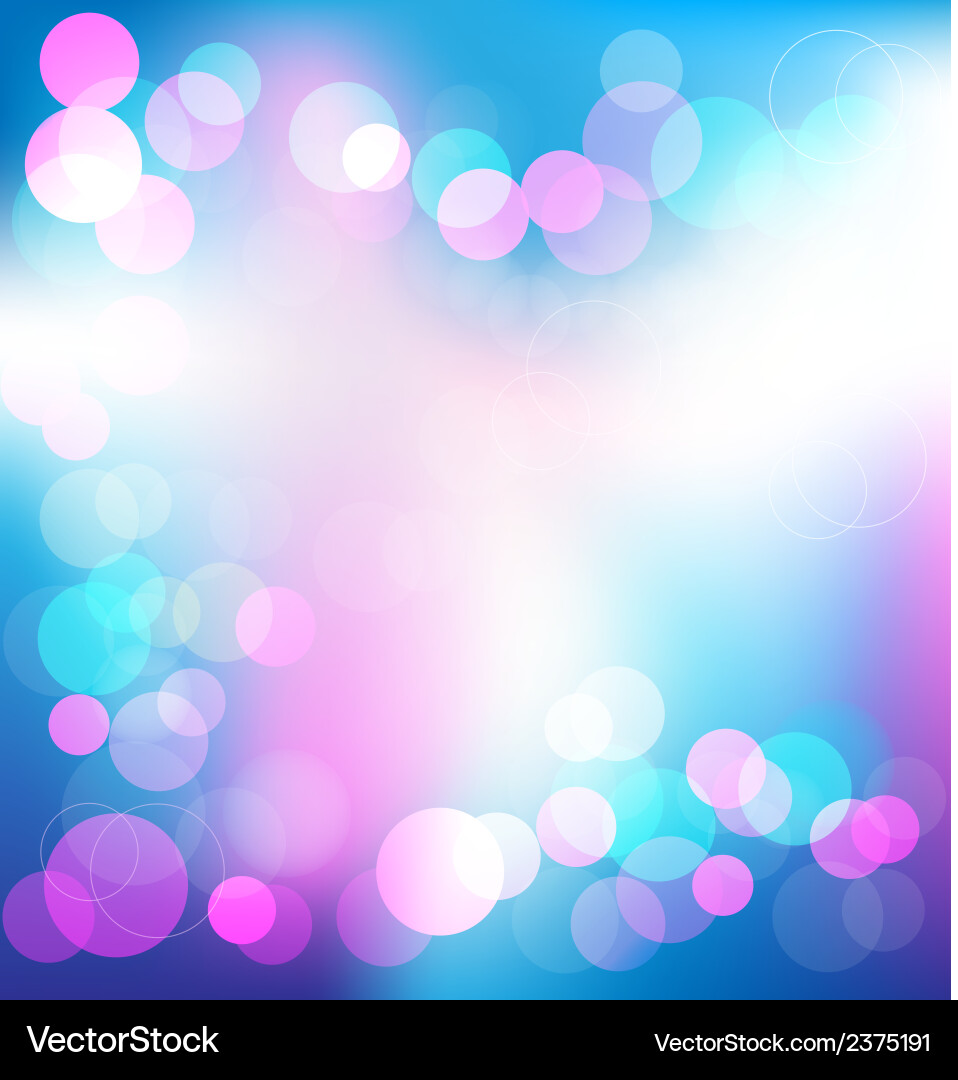 Sparkling Bokeh Abstract Background vector image