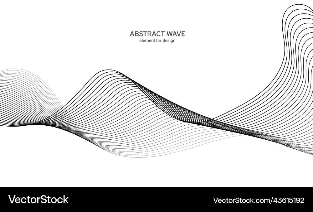 Abstract wave element for design digital Abstract wave element for design digital Vector Image