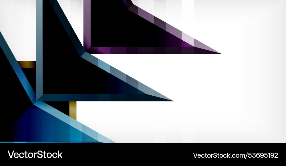 Arrows with 3d effect abstract background Vector Image