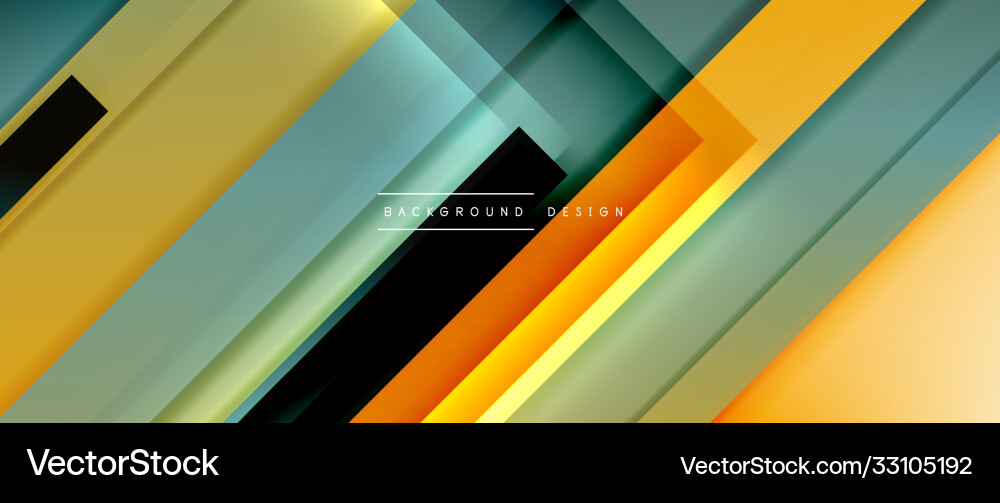 Dynamic lines on fluid color gradient trendy Vector Image