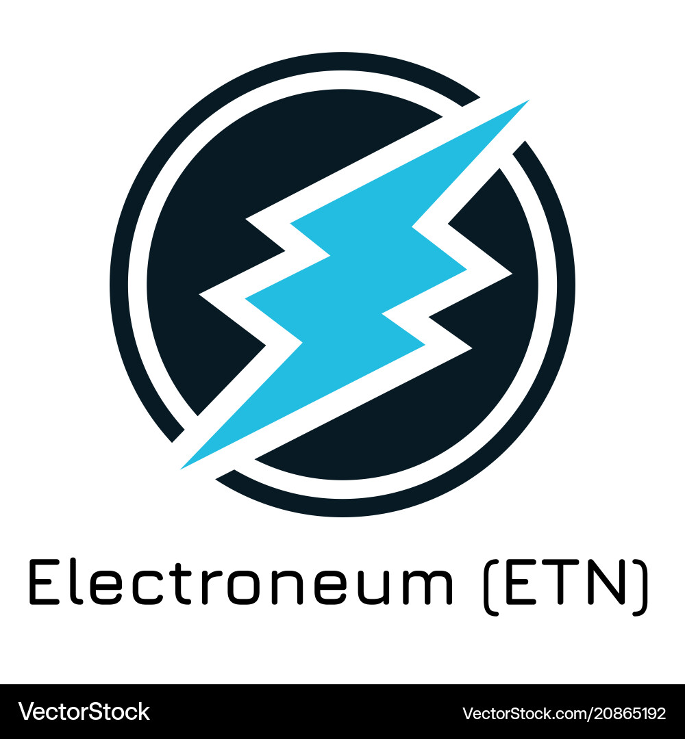 Electroneum ETN Crypto Icon – Royalty-Free Vector | VectorStock