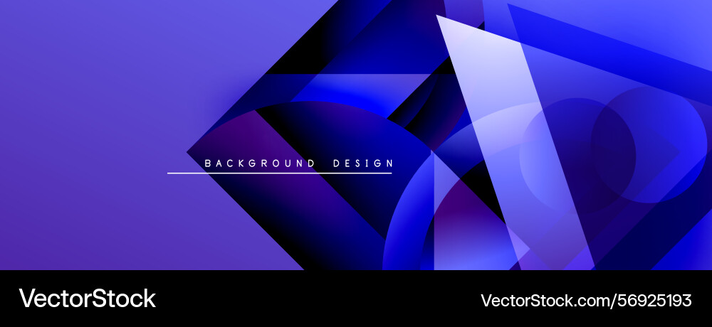 Abstract geometric shapes overlap creating Abstract geometric shapes overlap creating Vector Image