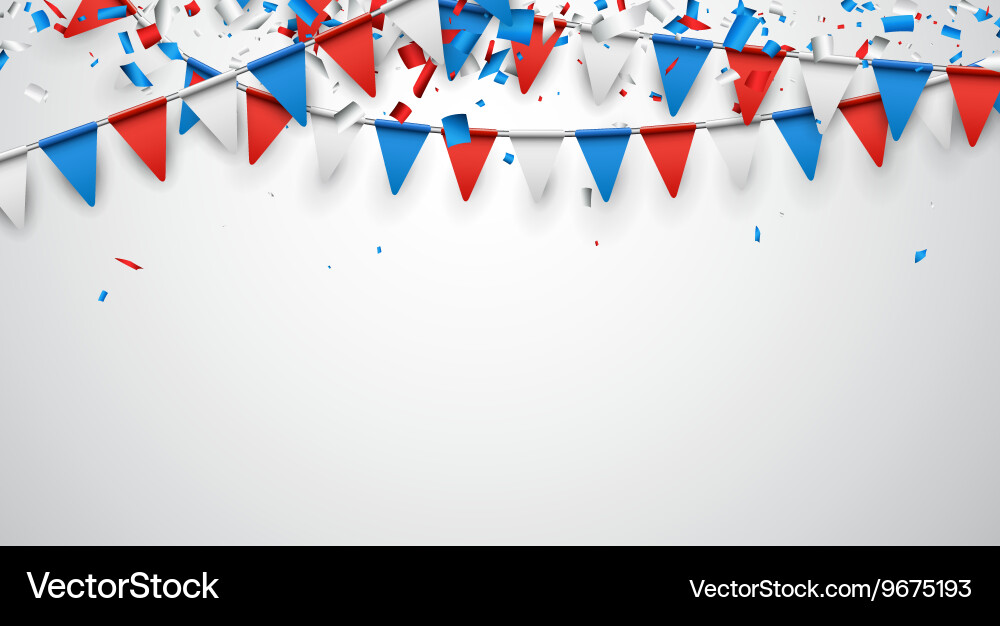 Background with flags Vector Image