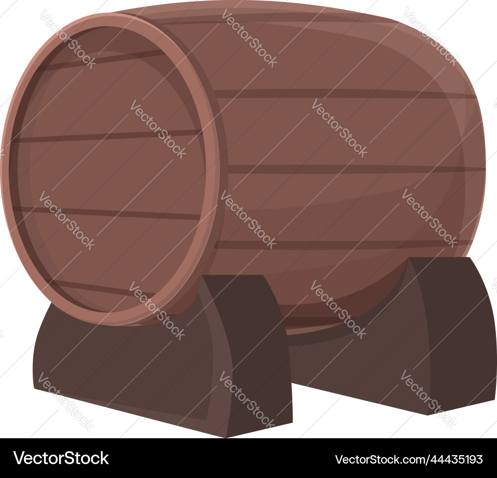 Holzfass Ikone Cartoon Reisen Republik Holzfass Ikone Cartoon Reisen Republik vektorbild
