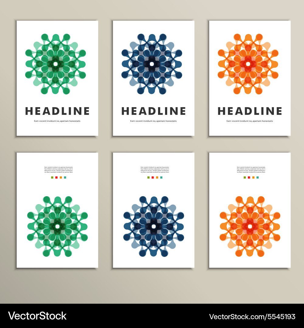 Pattern with abstract figures for design Vector Image