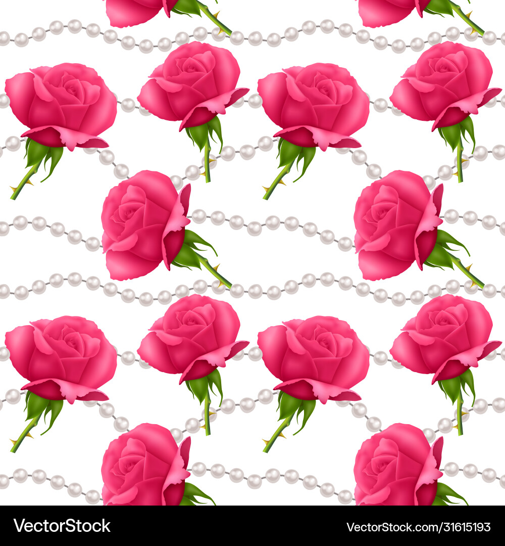 Seamless endless pattern with print beautiful Vector Image