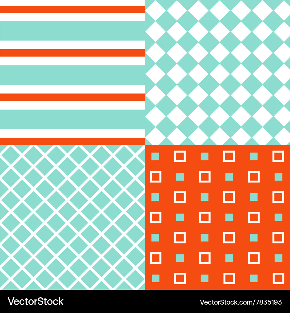 Set of seamless patterns Vector Image